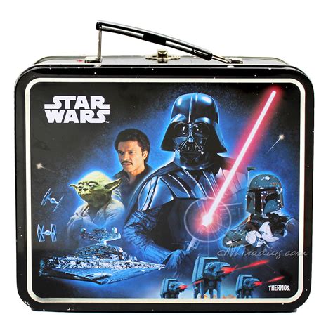 metal lunch box star wars|star wars thermos lunch box.